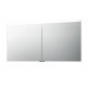 Зеркальный шкаф Puris Aspekt ASP421201(177), 120 см, серый космос матовый