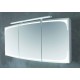 Зеркальный шкаф Puris Classic Line S2A431239(161), 120 см, белый высокоглянцевый