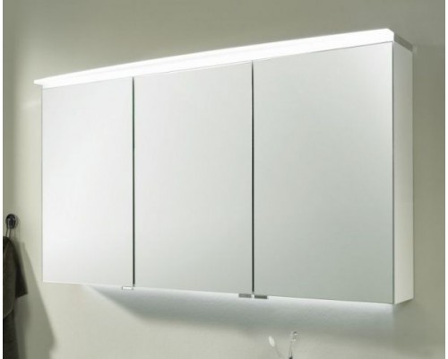 Зеркальный шкаф Puris Speed S2A431081(161), 100 см, белый высокоглянцевый
