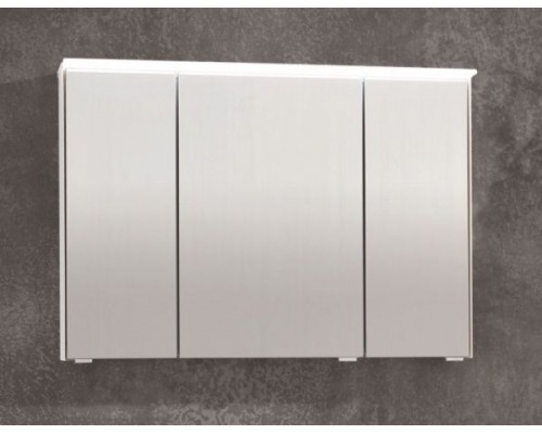 Зеркальный шкаф Puris Ice Line S2A439A91(194-307), 90 см, белое матовое стекло