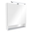 Зеркальный шкаф Roca Gap 70 см, с подсветкой, белый глянцевый, ZRU9302886