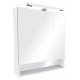 Зеркальный шкаф Roca Gap 70 см, с подсветкой, белый глянцевый, ZRU9302886