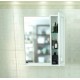 Зеркальный шкаф Санта Верона 60 см, белый, левый/правый (700279/700280)