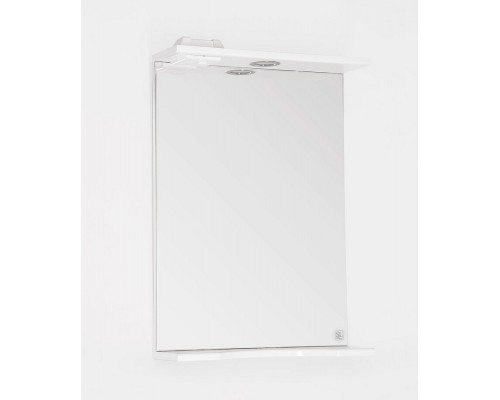 Зеркало Style Line Эко Стандарт Инга 500/С ЛС-00000392, 50 см, с подсветкой, белое