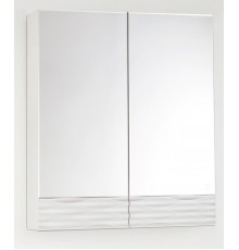 Зеркало-шкаф Style Line Ассоль 60 ЛС-00000326 Люкс, 60 см, подвесное, техно платина