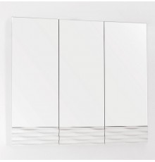 Зеркало-шкаф Style Line Ассоль 80 ЛС-00000328 Люкс, 80 см, подвесное, техно платина