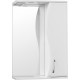 Зеркало-шкаф Style Line Эко Волна Панда Волна 55/С ЛС-00000173, 55 см, правое, подвесное, белое
