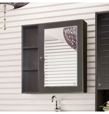 Зеркало-шкаф Style Line Кантри 75 ЛС-00000032, 75 см, подвесное, венге