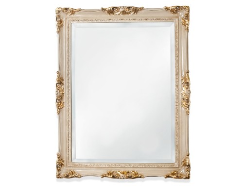 Зеркало Tiffany World TW00262avorio/oro в раме 72*92 см, слоновая кость/золото