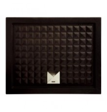Поддон душевой Axa Thaj 90 x 90 x 6 см, 5110007, керамика, черный
