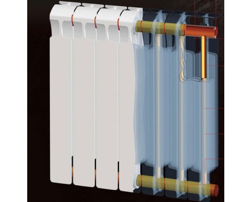 Биметаллический радиатор Rifar Monolit 500 8 секций
