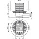 Душевой трап AlcaPlast APV101 с боковой подводкой