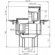 Трап Hutterer&Lechner HL3100Pr DN 50/75/110 с сифоном «Primus»