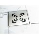 Трап водосток Pestan Confluo Standard Vertical Square Mask 150*150 мм нержавеющая сталь с рамкой 13000076
