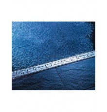 Решетка TECE «LINES» из нержавеющей стали, прямая, длина 800 мм, глянец (600820)