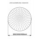 Верхний душ Aquanet Passion AF301-84-RL, 30x30 см,1 режим струи, без держателя, хром (242979)
