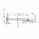 Верхний душ Axor ShowerCollection 10925000, 24 x 24 см, 1 режим струи, с держателем