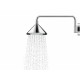 Верхний душ Axor Showerpipe Front 26021000, 27,9x27,9 см, 2 режима струи, с держателем