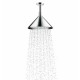 Верхний душ Axor Showerpipe Front 26022000, 27,9x27,9 см, 2 режима струи, с держателем