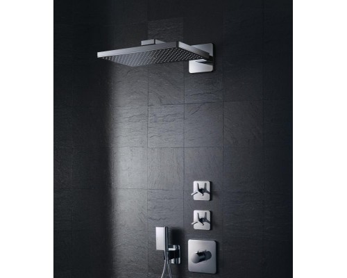 Верхний душ Axor ShowerSolutions 35276000, 46 х 27 см, 3 режима струи, с держателем