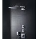 Верхний душ Axor ShowerSolutions 35276000, 46 х 27 см, 3 режима струи, с держателем