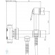 Гигиенический душ Bossini Paloma Brass, со смесителем, черный, E37007B.073