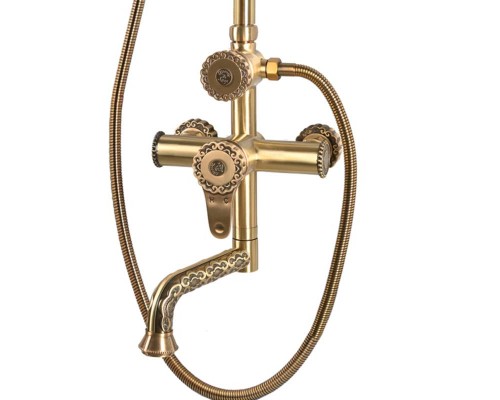 Душевая система Bronze De Luxe Windsor, бронза, 10120PR
