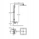 Душевая система Cezares City CITY-F-CD-01, хром