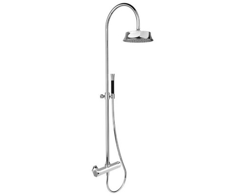 Душевая система Cisal Cherie термостатический смеситель для душа, верхний душ, ручной душ с держателем и шлангом, хром, CEC8001024