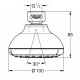 Верхний душ Grohe New Tempesta 100 I 26050001 (26050000), 100х100 мм, 1 режим струи, без держателя