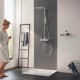 Душевая система с термостатом Grohe Euphoria SmartControl 310 DUO Cube 26508000, цвет верхнего душа хром