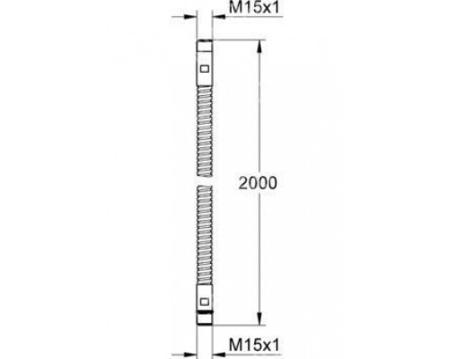 Душевой шланг Grohe Relexa 28146000, 200 см, M15-M15