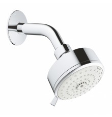 Верхний душ Grohe New Tempesta Cosmopolitan 100 III 26090001 (26090000), 100х100 мм, 3 режима струи, с держателем