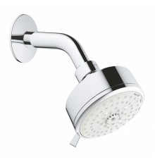 Верхний душ Grohe New Tempesta Cosmopolitan 100 III 27869001, 100х100 мм, 4 режима струи, с держателем