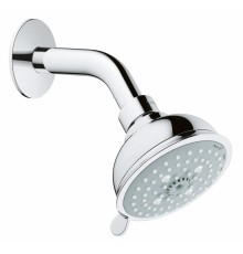 Верхний душ Grohe New Tempesta Rustic 100 IV 26089001 (26089000), 100х100 мм, 4 режима струи, с держателем