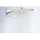 Верхний душ Hansgrohe Rainmaker Select EcoSmart, 586 x 258 мм, 3 режима струи, 24011400, белый/хром