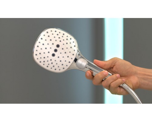 Ручной душ Hansgrohe Raindance Select E120 3jet 26520700, 12 см, 3 режима лейки белый матовый