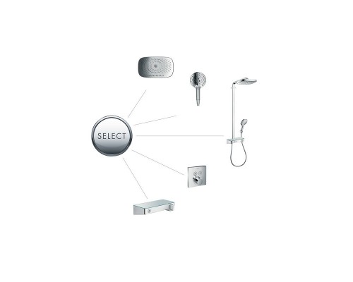 Ручной душ Hansgrohe Raindance Select S 26530700, 12 см, 3 режима, белый матовый