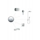 Ручной душ Hansgrohe Raindance Select S 26530700, 12 см, 3 режима, белый матовый