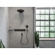 Ручной душ Hansgrohe Rainfinity 130 26864340, 3 типа струи, чёрный хром