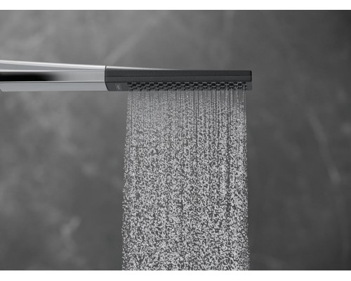 Ручной душ Hansgrohe Rainfinity 100 26866670, 1 тип струи, чёрный матовый