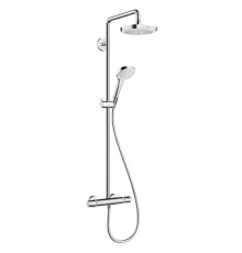 Душевая система Hansgrohe 27256400 Croma Select E 180 2 jet, белый/хром