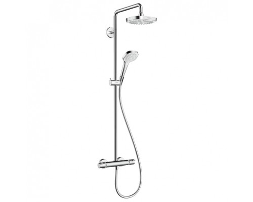 Душевая система Hansgrohe 27256400 Croma Select E 180 2 jet, белый/хром