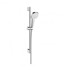 Душевой гарнитур Hansgrohe Croma Select E 1jet EcoSmart 26585400, белый/хром