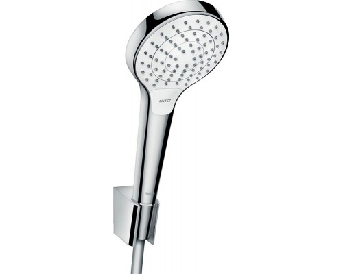 Душевой гарнитур Hansgrohe Croma Select E 1jet Port 1,25 м, 26424400, белый/хром