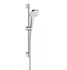 Душевой гарнитур Hansgrohe Croma Select E Vario Uni EcoSmart, 26583400, белый/хром