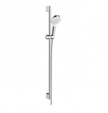 Душевой гарнитур Hansgrohe Crometta 1 jet EcoSmart 26539400, белый/хром