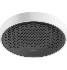 Верхний душ Hansgrohe Rainfinity 26229700 EcoSmart, 25х25 см, 1 режим струи, без держателя, белый матовый