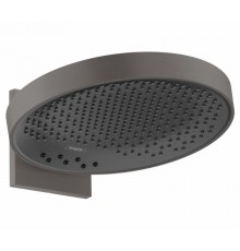 Верхний душ Hansgrohe Rainfinity 26234340, 36 х 36 см, 3 режима струи, с держателем, чёрный хром