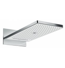 Верхний душ Hansgrohe Rainmaker Select EcoSmart, 586 x 258 мм, 3 режима струи, 24011400, белый/хром